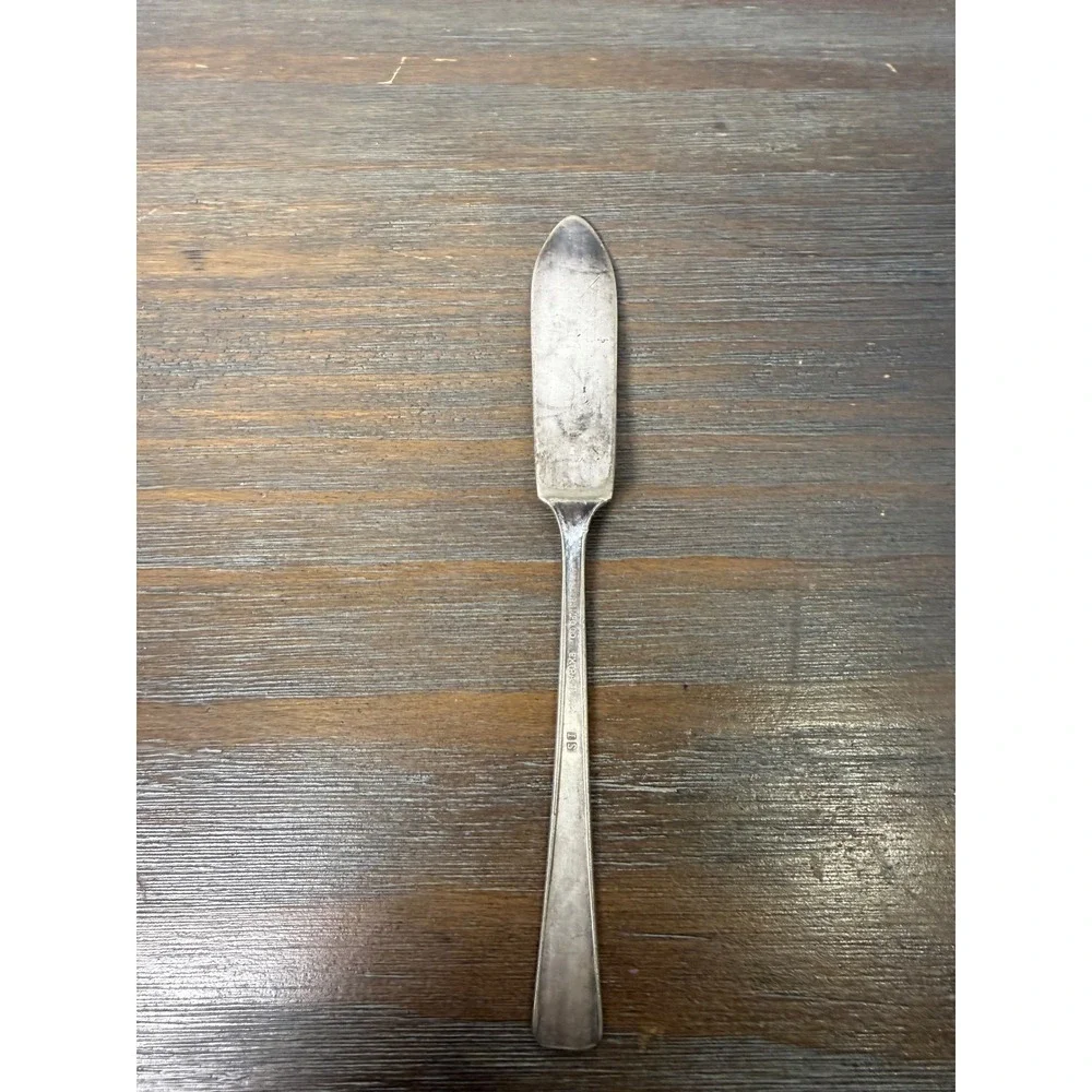Vintage Wm Rogers Mfg Co Extra Plate IS Silverplate Master Butter Knife